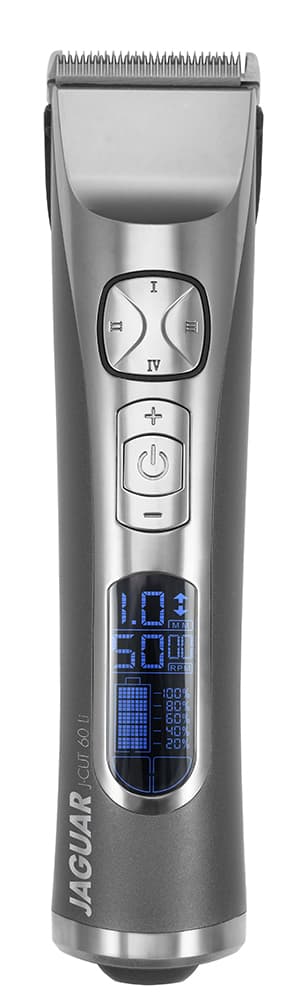 JAGUAR J-CUT 60 Li Машинка д/стрижки ак./сеть, до 7000 об./мин, нож 45 мм., 4 насадки, 1.0 мм