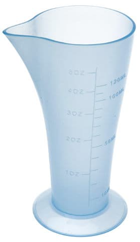 Dewal Стакан мерный голубой, 120 мл.