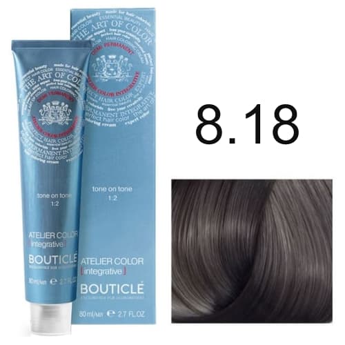 BOUTICLE Atelier color 8.18 светло-русый пепельно-жемчужный