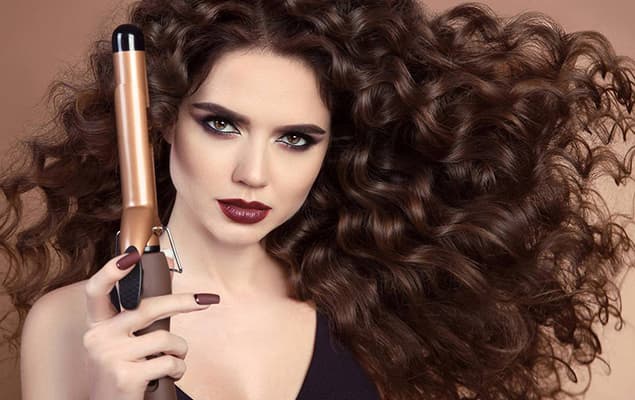 Объёмная укладка на плойку для тонких волос