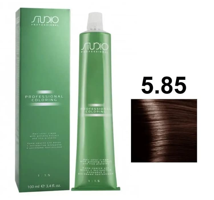 KAPOUS Studio S 5.85 светлый коричнево-махагоновый 100 мл