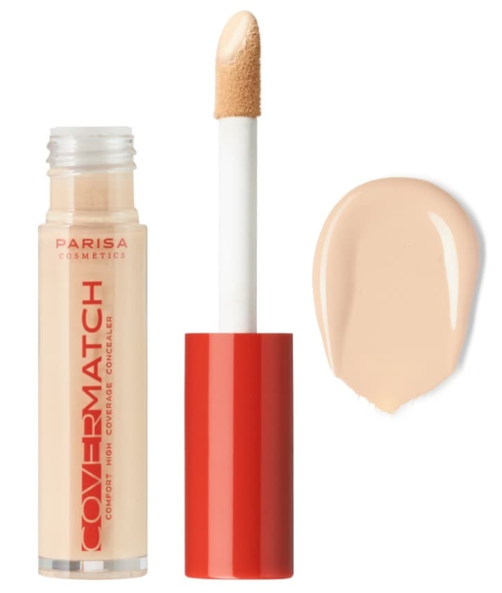 Parisa Консилер для лица с высокой степенью покрытия COVER MATCH PFC-102 (201 светло-бежевый), 9 мл