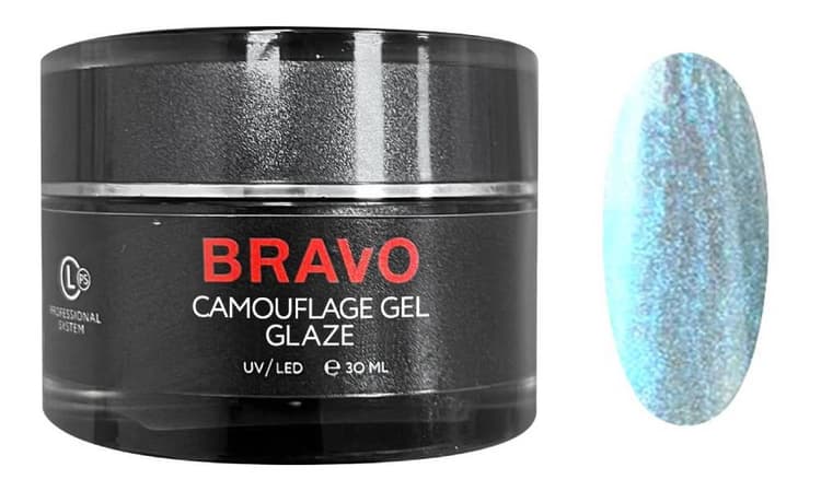 Bravo Моделирующий Camouflage Gel GLAZE №107 30 мл