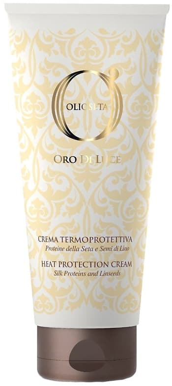 BAREX Olioseta Oro Di Luce Крем термозащитный с протеинами шелка и семенем льна, 200 мл. 