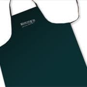 Selective Фартук черный с белым логотипом