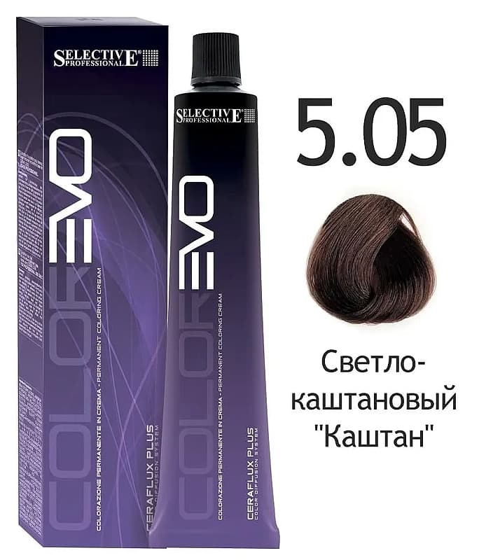 SELECTIVE COLOREVO 5.05  светло-каштановый "каштан"