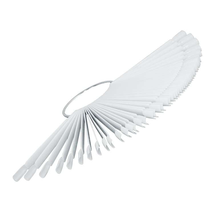 Planet Nails Палитра для лаков "веер", натуральная 48 шт, квадрат 