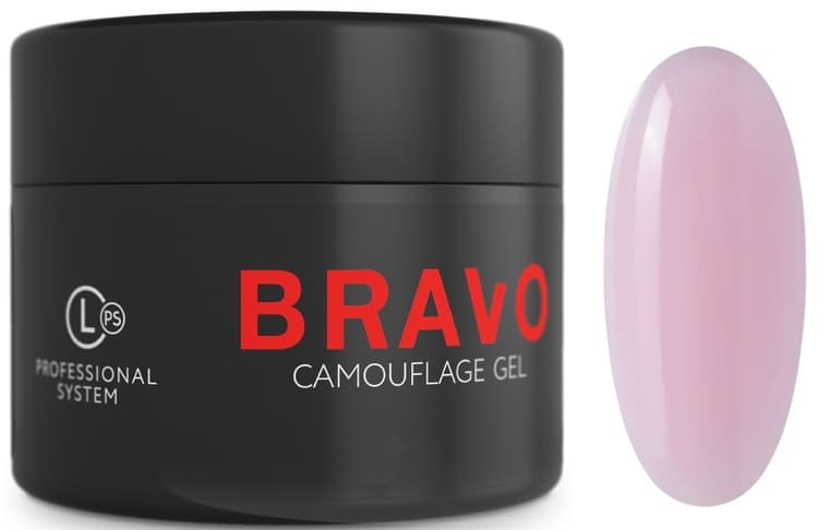 Bravo Моделирующий Classic Camouflage Gel 30 мл цв. светло-розовый