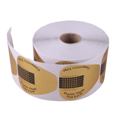 Формы для наращивания фигурные золотые, 1 шт 