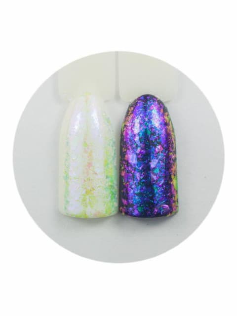 Дизайн для ногтей Юки белые №07