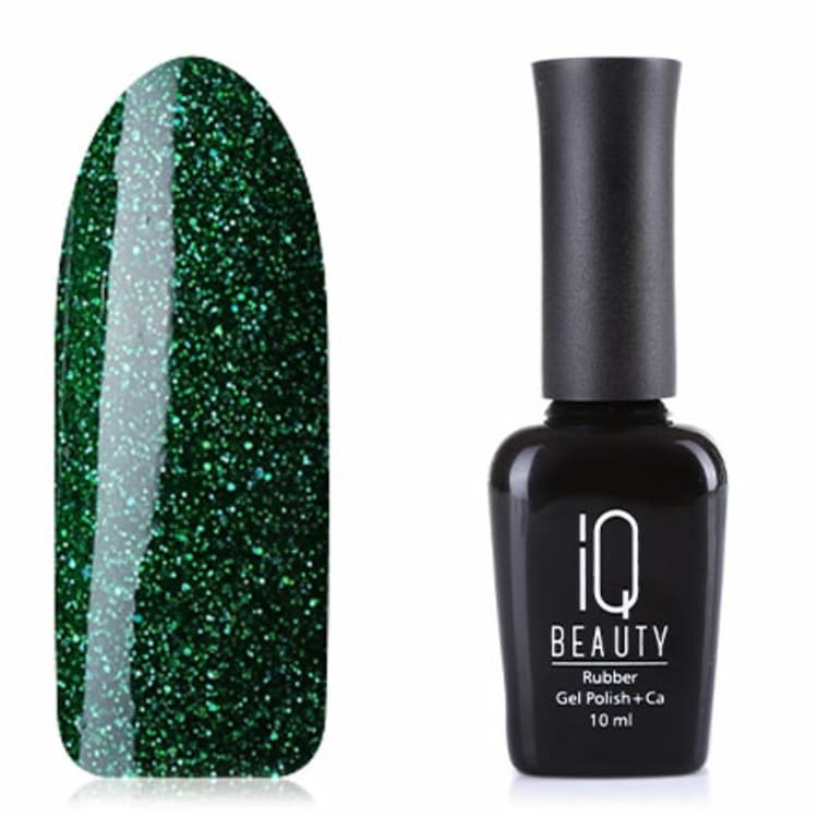 IQ BEAUTY Каучуковый гель-лак с кальцием №124 10 мл.(Be in aventurine)