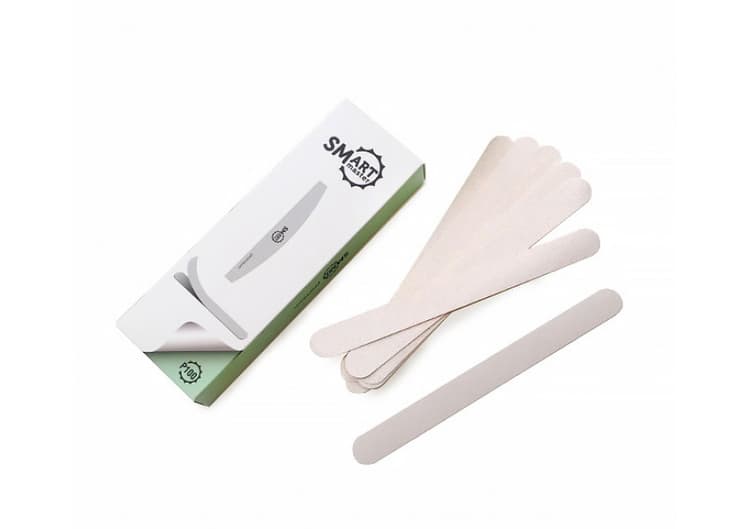 SMART Сменные файлы для пилки MINI PUSH UP PREMIUM 100 грит белые (25 шт)