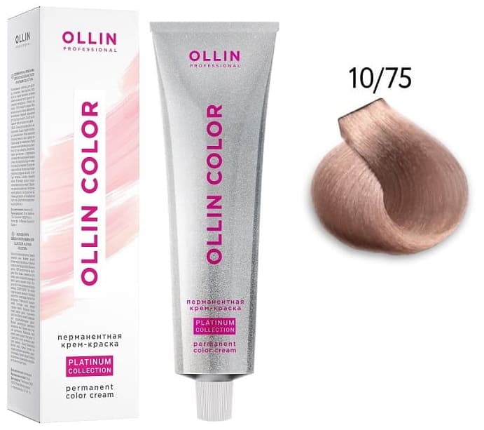 OLLIN COLOR Platinum Collection 10/75 100 мл Перманентная крем-краска для волос