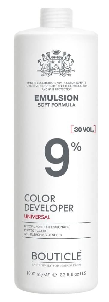 Bouticle Окисляющая эмульсия 9% "Color developer 30 vol" 1000 мл
