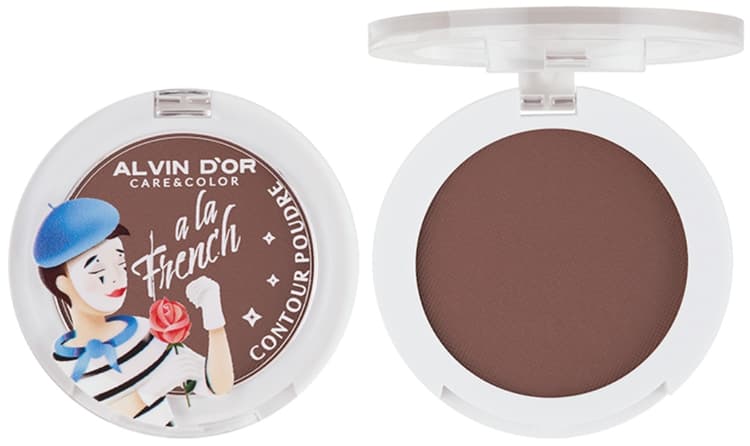 Alvin D'or A LA FRENCH Пудра-контуринг для лица Contour poudre (тон 03 Brownie), 3,59 гр.