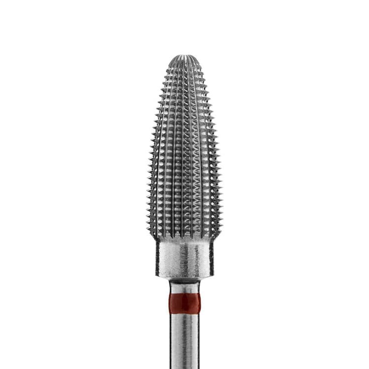 Фреза Пуля Тайфун PRO Твердосплавная для педикюра и подологии Винс  d6 мм, мелкая