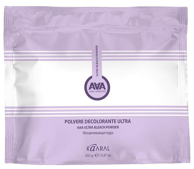 KAARAL Polvere decolorante ULTRA. Обесцвечивающая пудра серии "ААА" 450 гр. (пакет) 