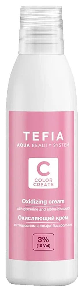 Окисляющий крем с глицерином и альфа-бисабололом 3%, 120 мл. TEFIA