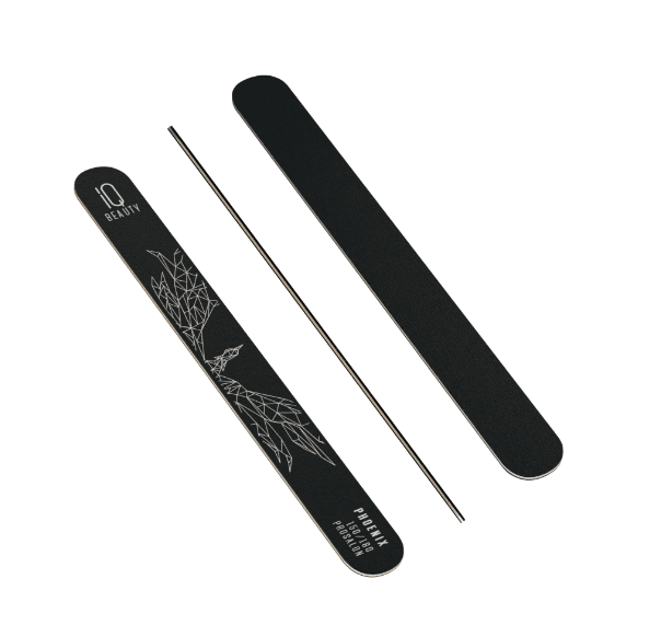 IQ BEAUTY Пилка тонкая для ман/педикюра на деревян.основе Phoenix 150/180 Prosalon(Утончённый Феникс