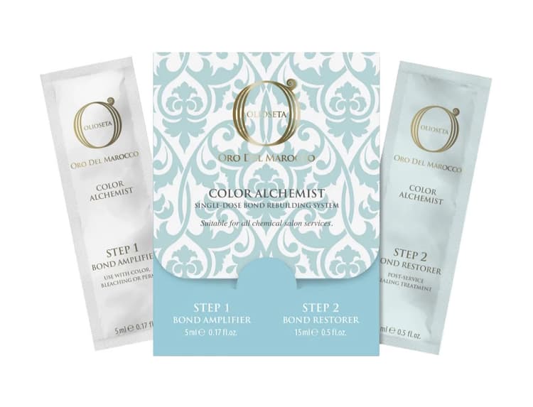 OLIOSETA ЗМ/ COLOR ALCHEMIST Профессиональная двухступенчатая система(1 Шаг-5 мл+2 Шаг-15мл)