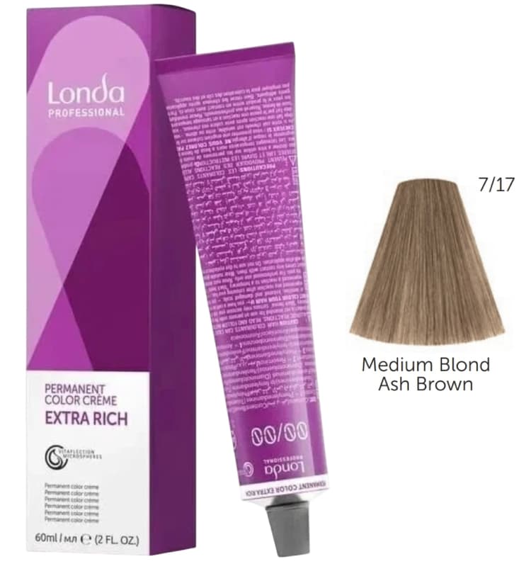 LONDACOLOR 7/17 блонд пепельно-коричневый