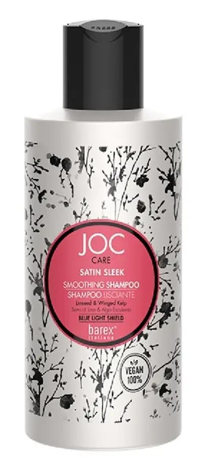 JOC CARE Разглаживающий шампунь с льняным семенем и крылатой водорослью "SATIN SLEEK" 250мл 