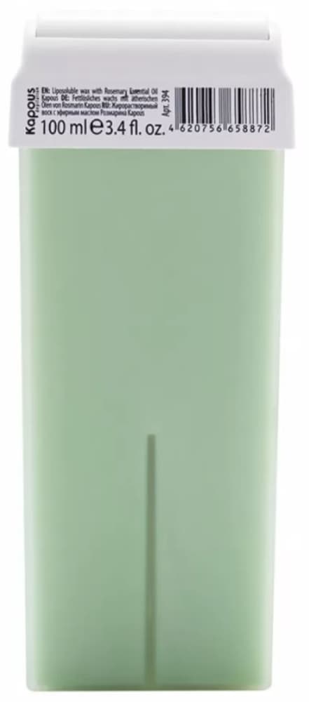 Kapous Depilation Жирорастворимый воск с эфирным маслом Розмарина в картридже, 100 мл