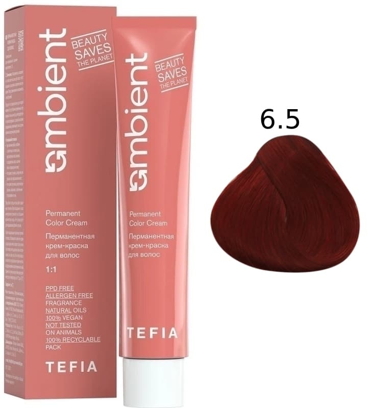TEFIA AMBIENT 6.5 Темный блондин красный 60 мл