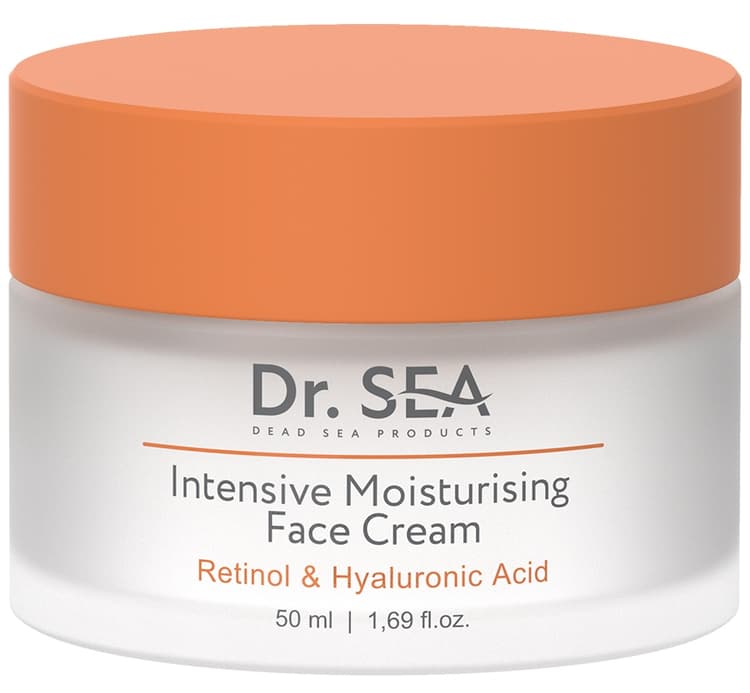 Dr. Sea Интенсивный увлажняющий крем для лица с ретинолом и гиалуроновой кислотой 50 мл