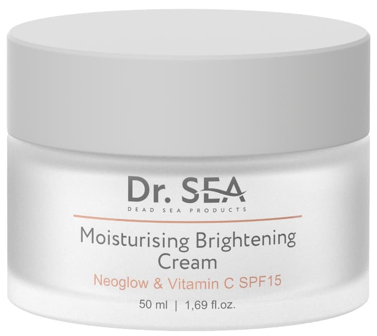 Dr. Sea Увлажняющий крем с комплексом NEOGLOW и витамином С "Сияние кожи" SPF15 50 мл