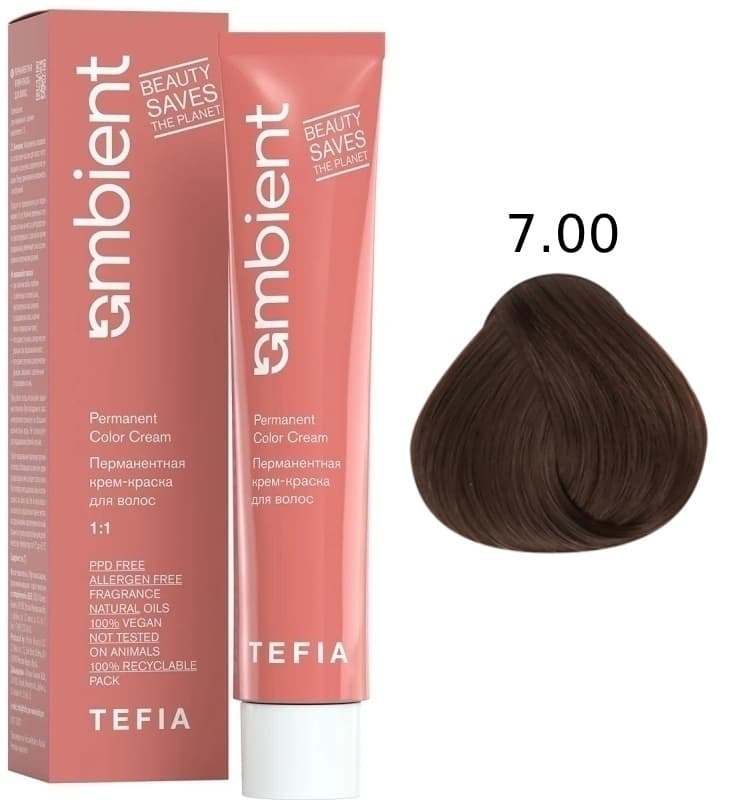 TEFIA AMBIENT 7.00 Блондин интенсивный натуральный 60 мл