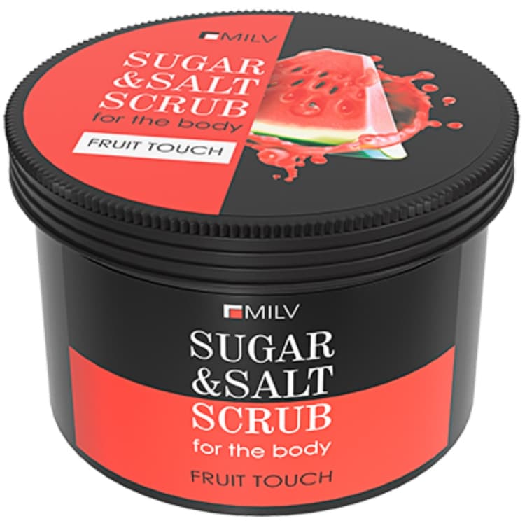 MILV Сахарно-солевой скраб для тела «Арбуз». 600 г