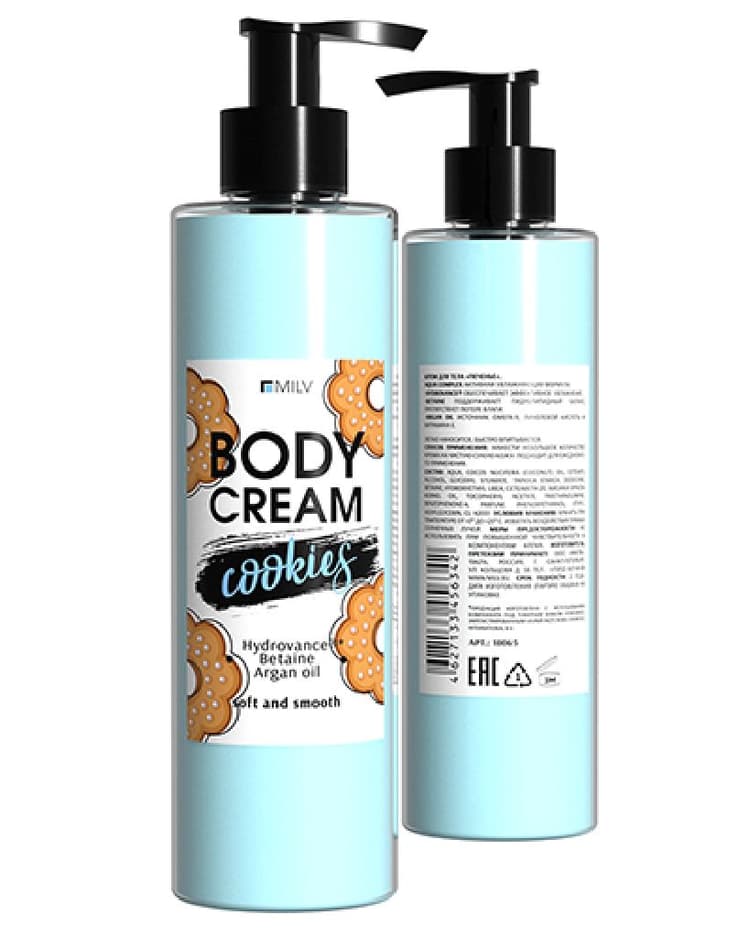 MILV Крем для тела "Печенье" 250 мл