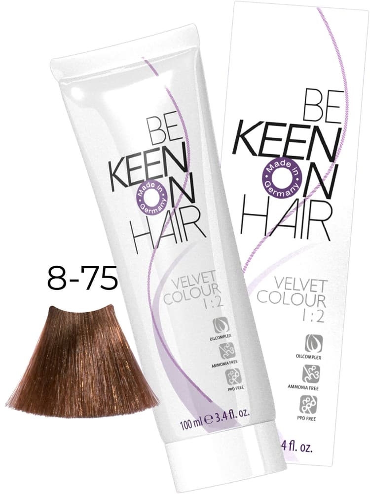 KEEN VELVET COLOUR 8.75 Клен/ Blond Braun-Rot (Ahorn), 100 мл, без аммиака