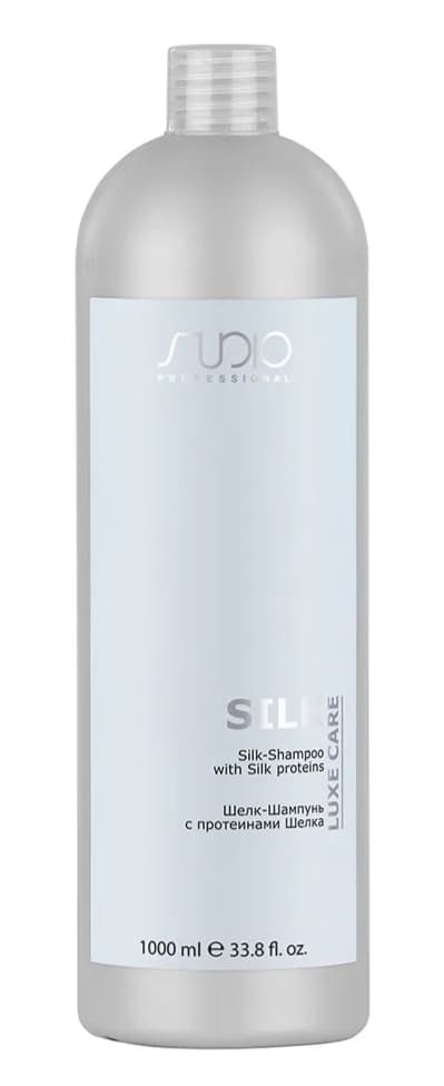 Kapous Studio Шелк-Шампунь с протеинами шелка серии "Luxe Care" 1000 мл 
