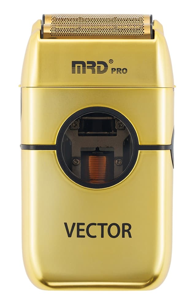 MRD PRO Шейвер для стрижки и бритья, аккум./сеть, 10000-13000 об/мин, цвет золотой