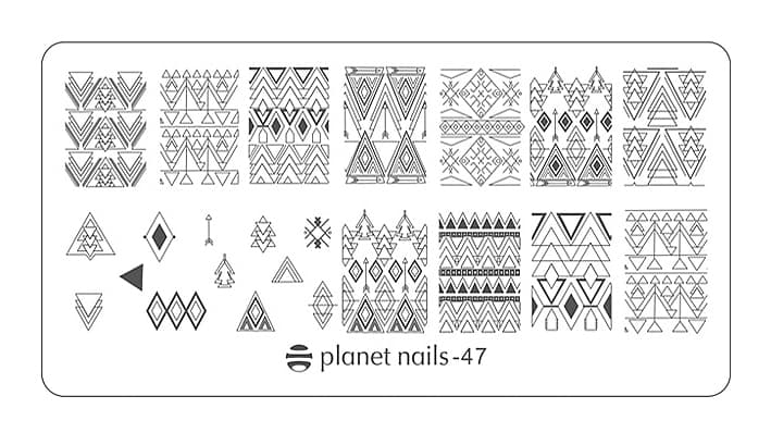 Пластина для стемпинга Stamping Nail Art №47