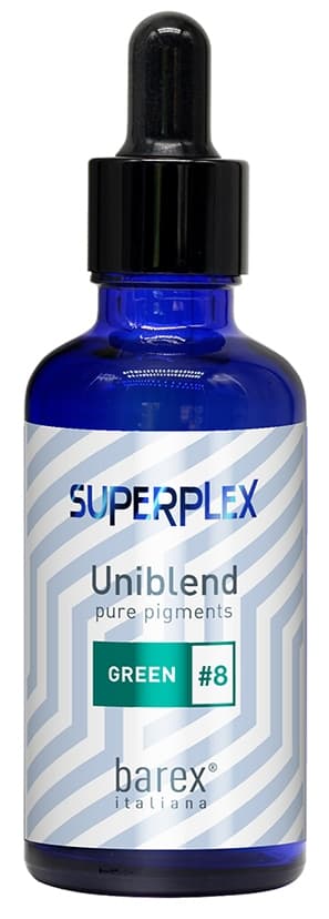 BAREX SUPERPLEX UNIBLEND Green #8 Концентрированный пигмент для прямого окрашивания 50 мл