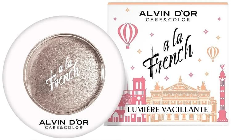 Alvin D'or A LA FRENCH Запеченный хайлайтер для лица Vacillante (тон 01 snowy), 3,2 гр.