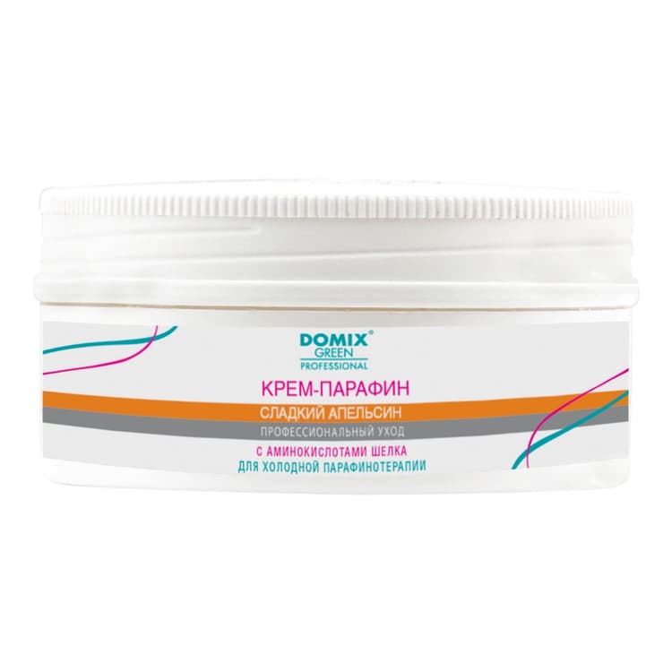 DOMIX Крем-парафин «СЛАДКИЙ АПЕЛЬСИН» с аминокислотами шелка 60 мл
