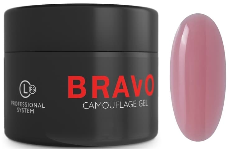 Bravo Моделирующий Classic Camouflage Gel №09 30 мл цв. темно-розовый