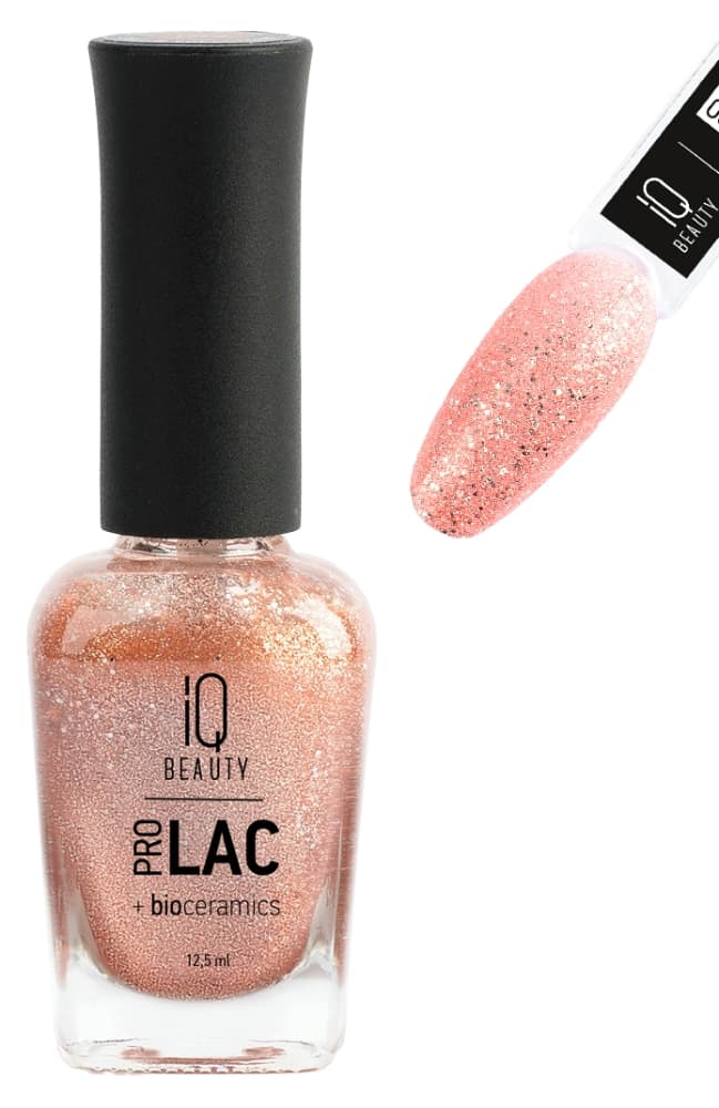 IQ BEAUTY PROLAC Лак для ногтей укрепляющий с биокерамикой 12.5 мл №102 Endless love