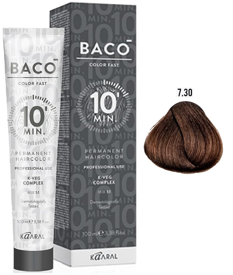 KAARAL Baco Color Fast 7.30 блондин золотистый натуральный 100 мл