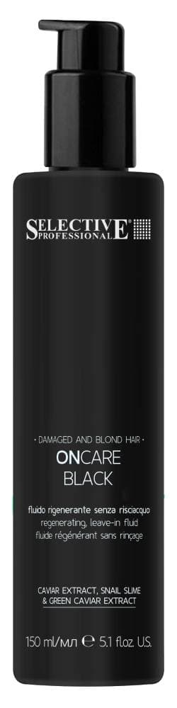 SELECTIVE ONCARE BLACK Регенерирующий несмываемый крем-флюид  для всех типов волос 150 мл