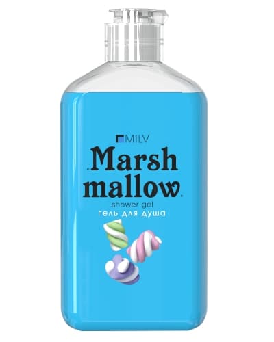MILV Гель для душа «MARSHMALLOW». 340 мл 
