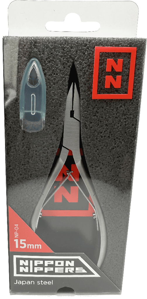 Nippon Nippers Кусачки для педикюра Лезвие 15 мм. Двойная пружина. Матовые