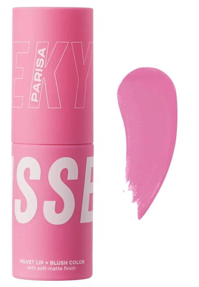 Parisa Шелковистые румяна для макияжа лица и губ В-703 (07 bright pink), 3,5 мл 