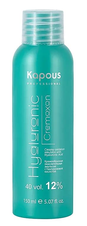 Kapous Кремообразная проявляющая эмульсия Hyaluronic Cremoxon 12%, 150 мл