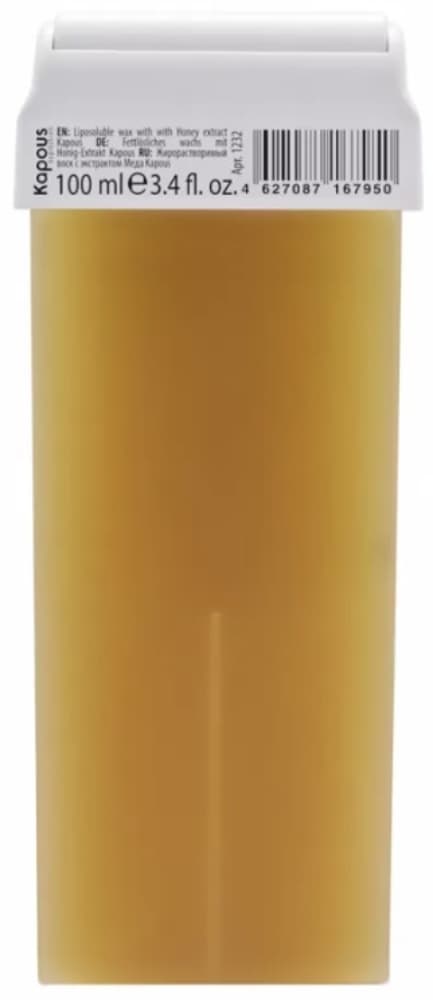 Kapous Depilation Жирорастворимый воск с экстрактом Меда в картридже, 100 мл