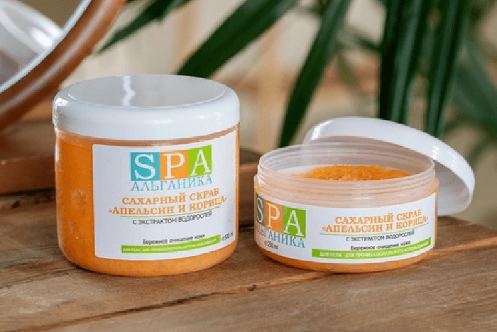 Очищаем и отшелушиваем кожу тела со скрабом SPA Альганика